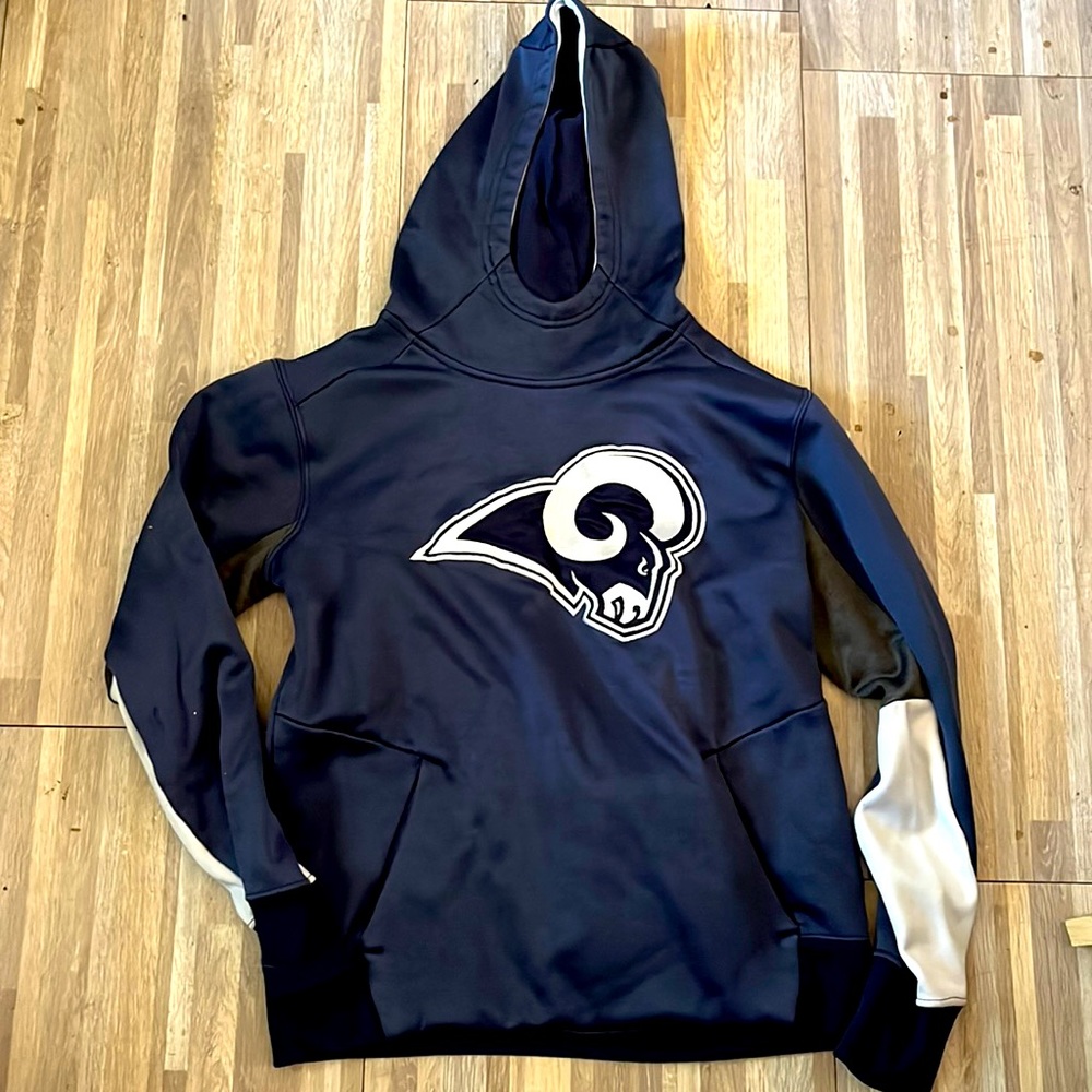 Kids St. Louis rams football hooded sweatshirt
